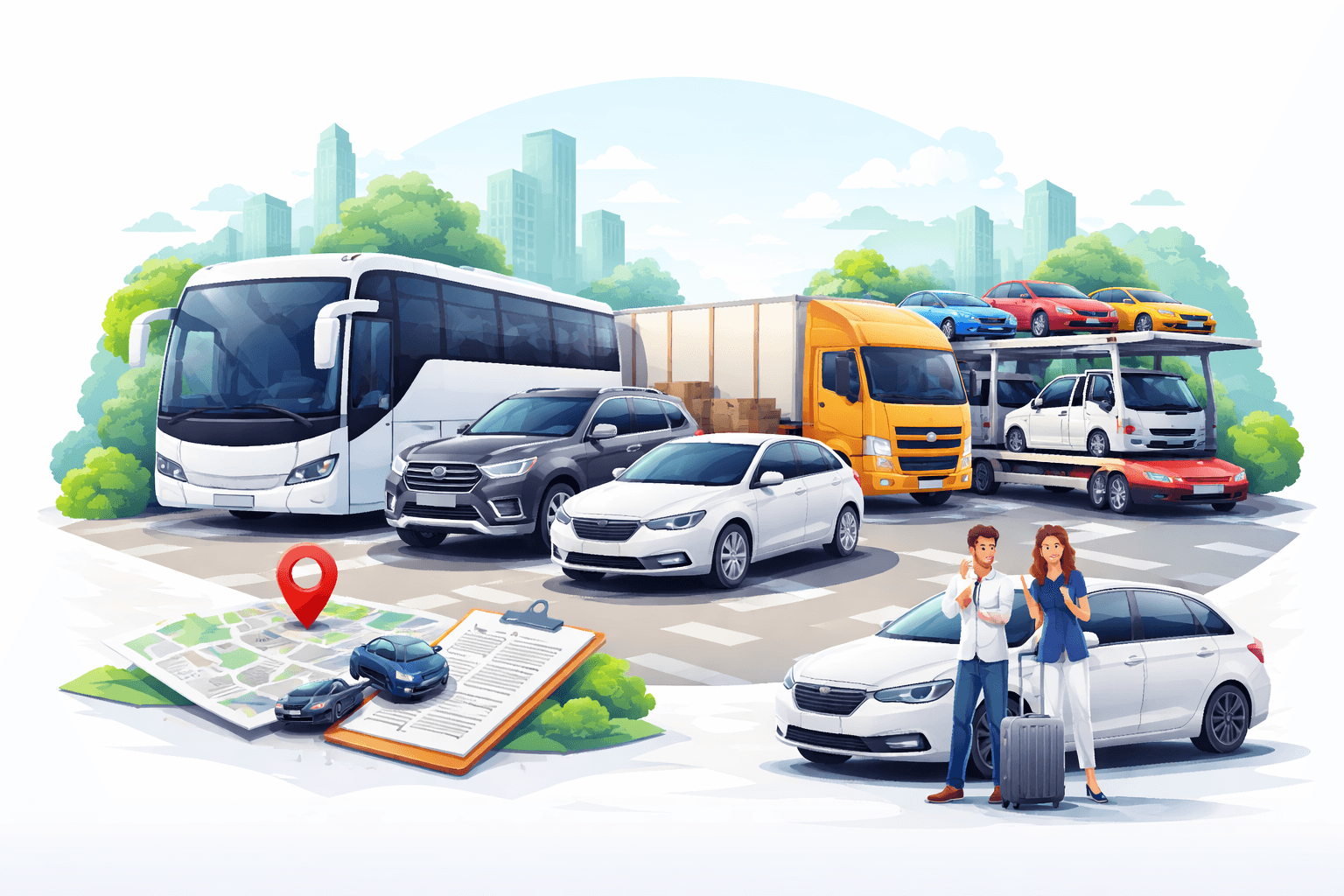 TrackNode rentals — vehicles and travel